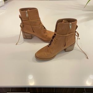 Ugg leather healed booties